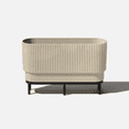 thumbnail image 1 of Veradek Demi Series Raised 30" Long Plastic-Stone Planter, 1 of 8