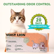 Noisy Lion Green Tea Tofu Cat Litter - Superior Odor Control, Flushable, Ultra Absorbent, Fast Drying, Strong Clumping， Natural Ingredients, Dust-Free Kitty Litter