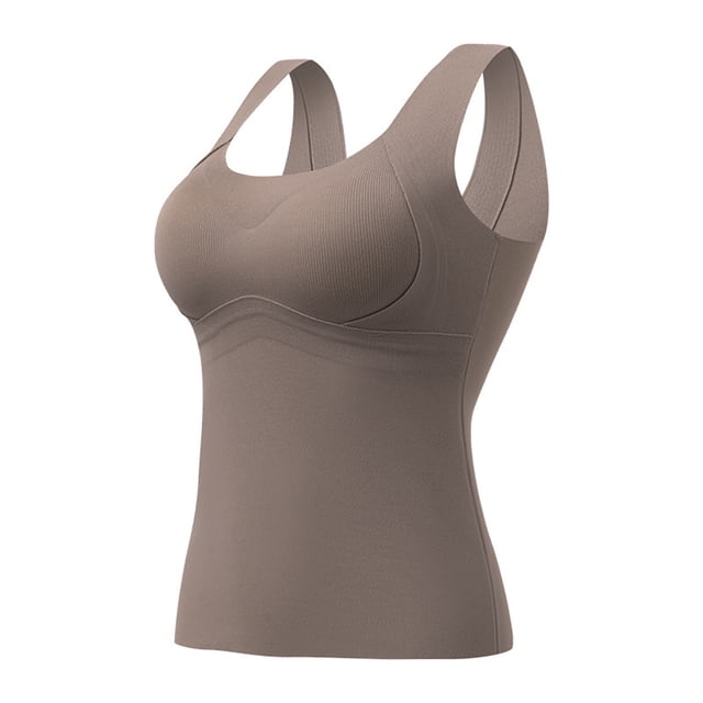 Débardeurs Gainants pour Femmes Sans Coutures, Camisoles d'Entraînement pour le Corps, Confortables, Col Rond