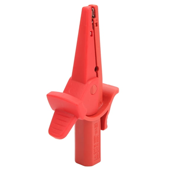 Domqga Insulated Test Clamp Safe 20mm Opening Current Test Clip with 4mm Banana Socket for Car Trucks Electrical Projects,Insulated Electrical Test Clip,Electrical Testing Accessory