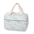 thumbnail image 1 of Binwennn Womens Small Lunch Bag Thermal Lunch Bag Large Womens Lunchbox with Strap Cute Lunch For Women Quilted Lunch Tote Bag Floral Women Lunch Tote With Front Pocket Lunch Container Cooler, 1 of 3