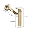 thumbnail image 3 of RKSTN Kitchen Utensils Set Kitchen Essentials All Copper Cold And Hot 360 Degrees Rotate Kitchen Faucet Two Function Faucet Kitchen Decor, 3 of 5