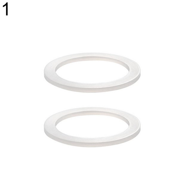 Lubelski 2Pcs Silicone Sealing Ring Spacer Coffee Accessories Replacement for Moka Pot