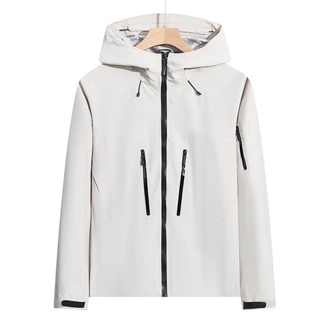 LSLJS Women's Outdoor Stormtrooper Seamless Adhesive Windproof Casual Sports Jacket