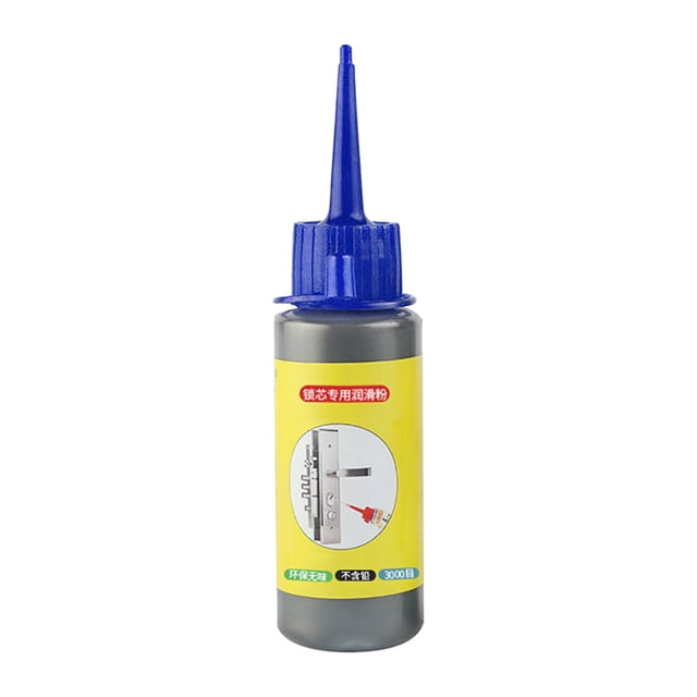 Hearth & Gear Powder Lubricant Door Lock Lubrication Car Lock Lubrication Solution 60ml Lubricant With Fast Acting Lube No Stains Formula For Door Lock Keys Window Car Vehicles (60ml) Instant Wall