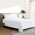 thumbnail image 1 of 600 TC Egyptian Cotton RV King Bed Sheet Set Include's - 21" inch Deep Fitted Sheet | 1 Flat Sheet | 2 Pillowcases | White Solid, 1 of 7
