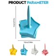 thumbnail image 3 of Clearance! Yarn Spinners/Holders Star Shaped Plastic Yarn & Thread Holder with Twirling Mechanism Heart Shaped Design Smooth Yarn Holder for Crocheting for Craft One Size Multi-Color, 3 of 7