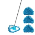 thumbnail image 4 of Eky Vadrouille Nettoyante pour Murs avec Long Manche, Vadrouille Triangulaire Réglable Rotative à 180° en Microfibre avec 2 Tampons de Rechange, Vadrouille pour Nettoyage Humide et à Sec avec Long Manche Extensible pour Murs et Planchers, 4 of 4