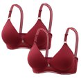 thumbnail image 1 of Birdeem Bras for Women 2Pc Womans Color Comfortable Hollow Out Perspective Bra Underwear No Rims, 1 of 12