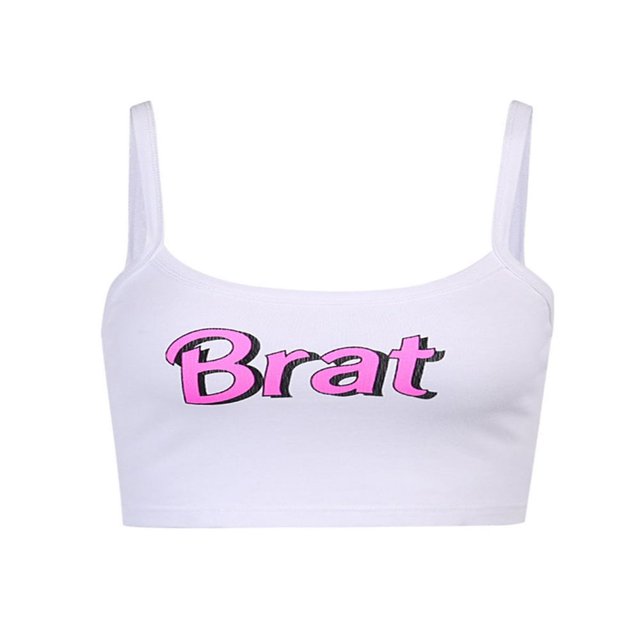 Débardeurs Imprimés à Bretelles Fines pour Femmes, Camisole Fine à Encolure Carrée pour Filles