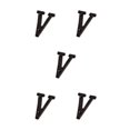 thumbnail image 2 of relayinert Durable And Rustproof Metal House Number Plaque Impeccable Door Decoration Easy To Install Metal Letters House Numbers B17--V 5Set, 2 of 6