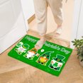 thumbnail image 1 of Wzzjkit St. Patrick's Day Door Mat - Super Absorbent Quick Dry Front Mats Bath Rug Rubber Backing Non Slip Washable Carpet - St Patricks Day Decorations Door Mat Outside Entrance, 1 of 8