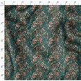 thumbnail image 4 of Soimoi Green Velvet Fabric Leopard Animal Skin Print Sewing Fabric Yard 58 Inch Wide, 4 of 6