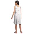 thumbnail image 4 of Moomaya Robe de Nuit Trapèze pour Femme à Col Rond Sans Manches en Coton Imprimé, 4 of 6