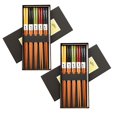 thumbnail image 1 of Oleegame 2PC Stainless Steel Cutlery Set 5 Pairs Japanese Cat Chopsticks Non Slip Kitchen Handmade Gift Set Reusable, 1 of 4