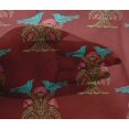 thumbnail image 4 of oneOone Viscose Chiffon Fabric Bird & Tree Block Print Fabric By The Yard 42 Inch Wide, 4 of 4