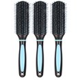 thumbnail image 2 of Brosse Coussin à 9 Rangées, Brosse de Coiffage Portable Douce à Dents Rondes 3 Pcs pour Séchage et Coiffage, 2 of 7