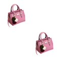 thumbnail image 3 of kurtrusly Multifunctional Crossbody Bags Versatile Options For All Essentials Fashionable PU Pendant Handbag Messenger Bag pink 2Set, 3 of 6