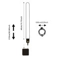 thumbnail image 2 of Hearth & Gear Parrot Leash Bird Leash Scalable Flight Training Rope For Budgies Psittacula Longicauda Mini With Rings (White Blak Foot Ring No. 6 No. 4 No. 5 No. 7) Dog Camping Accessories Protective, 2 of 3