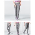 thumbnail image 4 of Pantalon de Randonnée pour Femmes Séchage Rapide Camping Randonnée Mince Imperméable Élastique Anti-Rayures pour Course Gris m, 4 of 9