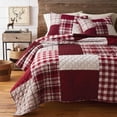 thumbnail image 1 of Canadiana 3pc Red Plaid Quilt Set King, 1 of 1