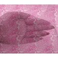 thumbnail image 4 of oneOone Viscose Chiffon Fabric Floral Block Printed Fabric 1 Yard 42 Inch Wide, 4 of 4