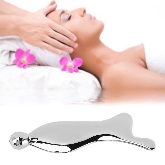Outil de Massage en Forme de Poisson 3D, Magnétisme Liftant Planche Gua Sha pour Cheville