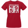 thumbnail image 1 of Milestone Birthday Oldometer Odometer Turning 50 Womens Organic T Shirt, 1 of 1