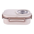 thumbnail image 2 of Wamans Food Warmer Stainless Steel Lunch Box Office Worker Student Lunch Box Sealed Lunch Box with Soup Bowl Student Tableware Compartment Insulation Lunch Box Clearance Items, 2 of 3