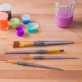 thumbnail image 2 of Brown Taklon Angular Variety Brushes Value Pack 4 piece, 2 of 2