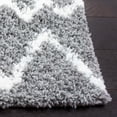 thumbnail image 3 of SAFAVIEH Berber Avery Geometric Diamonds Shag Area Rug, 3 of 8