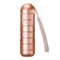 thumbnail image 1 of TISHITA Pill Case Tablet Reminder Medicine Organizer Aluminium Alloy Pill Box for D, 1 of 8