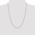 thumbnail image 3 of Diamond2Deal 925 Sterling Silver 2.5 mm Rolo Chain Necklace for Women 24", 3 of 5
