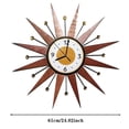 thumbnail image 4 of Clock Living Room Wall Clock Decoration Clock Retro Light Wall Clock Hanging Wall, 4 of 8