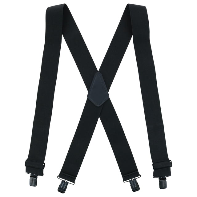 Perry Suspenders Solid Color X-Back Clip-End Suspenders (Men's Big & Tall)