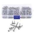 thumbnail image 1 of Fixateur, 160 Pcs Vis Métriques Tête de Douille Hexagonale Vis en Acier Inoxydable 304 Kit de Fixation de Machine Modèle M3, Vis de Machine, 1 of 8