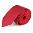 thumbnail image 1 of Moda Di Raza , Cravates pour Hommes, Cravates Longues pour Hommes, Cravates Fines, Cravates Fines pour Hommes, Cravates pour Hommes - Cravate Rouge, 2 Pouces de Large, 1 of 4