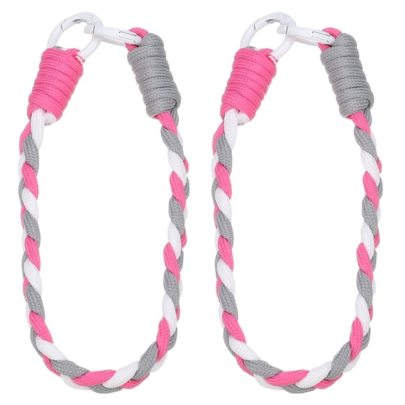 Uxcell Woven Phone Wrist Strap, 2 Pcs Nylon Cell Phone Bracelet(White/Gray/Red)