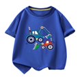 thumbnail image 1 of RXIRUCGD 2025 Vêtements d'Été pour Enfants T-shirt Décontracté Ample à Manches Courtes à Col Rond pour Adultes, 1 of 2
