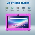 thumbnail image 4 of Contixo 7" Kids Tablet 2025 Model with Epic! & Lingokids, Educational Android Tablet for Kids 3-12, 32GB, Parental Controls, Kid-Proof Case– Pink, 4 of 5