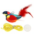 thumbnail image 4 of Tachiuwa Hanging Door Cat Toy Cat Activity Toy Interactive Feather Toy for Training red, 4 of 9