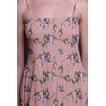 thumbnail image 3 of Bimba Robe Soleil de Plage pour Femmes à Corsage Smocké avec Imprimé Ceanothus et Oiseau Flowerpecker - Xxx-Grand, 3 of 7