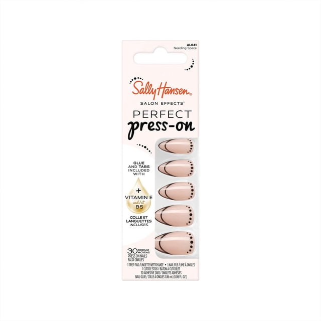 Salon Effects Perfect Press-On Nails, Non-Damaging Manicure, Easy to Apply