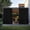 Noir, variante sur Jpxdew Rideau de Gazebo Imperméable pour l'Extérieur, Moustiquaire en Polyester Imperméable, Conception à Passe-Tringle, Taille 83.8x51.97 Po