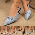 thumbnail image 4 of Women's Heel Sling Back Dress Shoe +Memory Foam Wide Widths Available, 4 of 9