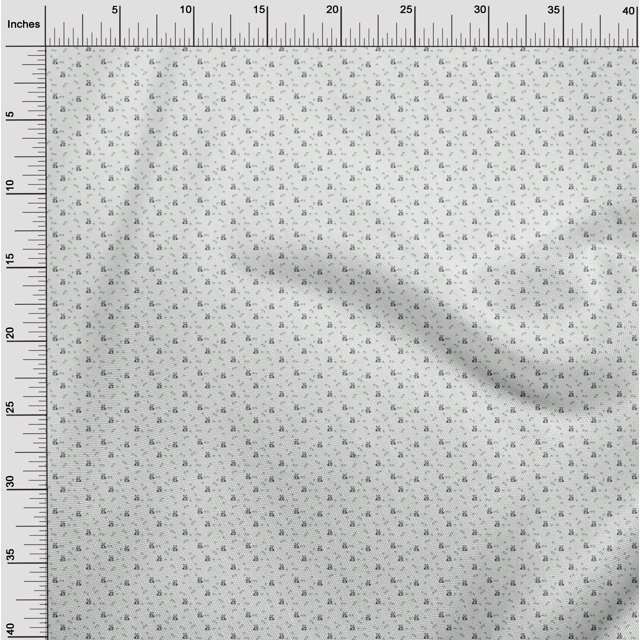 oneOone Viscose Chiffon Fabric Leaves & Panda Animal Decor Fabric Printed BTY 42 Inch Wide