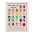 thumbnail image 1 of Teacher Gift Teacher Appreciation Teacher Gift Gift Teacher Thank You School Thanks Preschool Gift Elementary Wood Appreciate Educators Thank You Gift Engraved Name Colors, 1 of 8