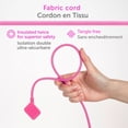 thumbnail image 2 of Globe Electric 9-ft Neon Pink Fabric Extension Cord, 2 of 6