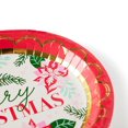 thumbnail image 2 of Packed Party, "Merry Christmas" Holiday Oversized Oval Plate, 8CT., 2 of 2