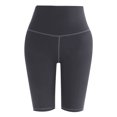 thumbnail image 3 of Women High Waist Yoga Shorts Polyester Stretchy for Workout and Running, 3 of 4